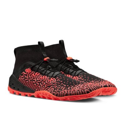 Chaussure Running Road Vivobarefoot Esc Tempest Femme - Noir / Corail BKN560194